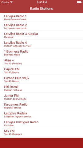 Radio Latvia FM - Stream and listen to live online music, news channel and mūzika show with Latvian streaming station playerのおすすめ画像1