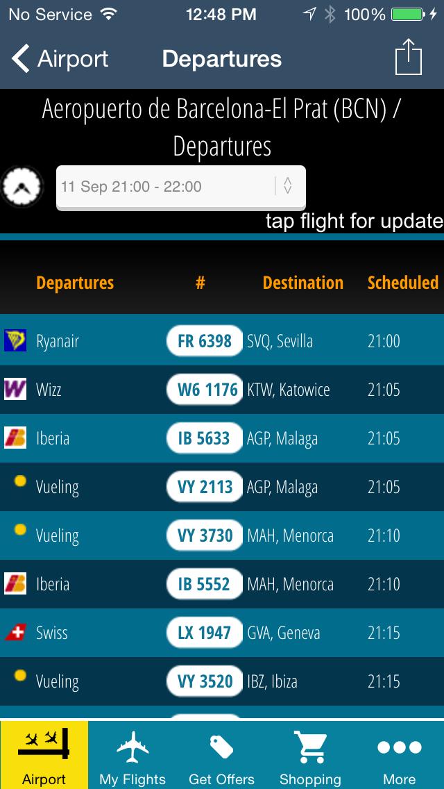 Barcelona Airport Pro (BCN) Flight Tracker Screenshot 3