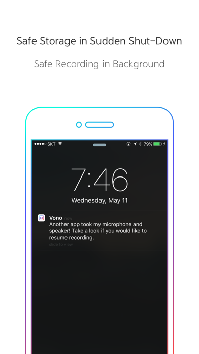 VONO for Lecture Recording and Lecture Notes iPhone screenshot 3 - Productivity app
