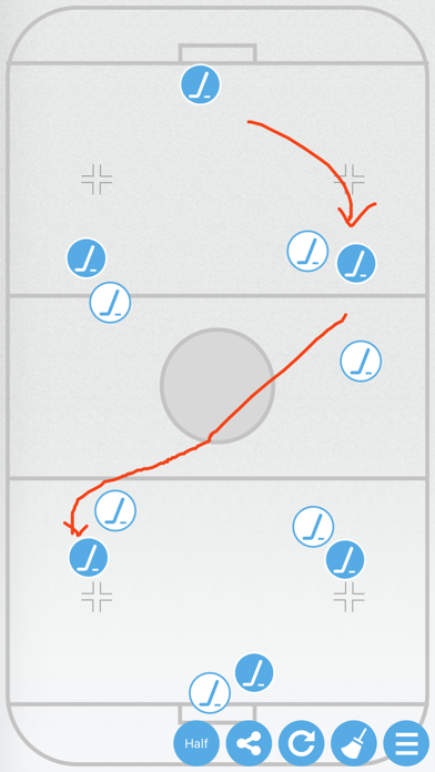Screenshot #1 pour Hockey Tactic Lite