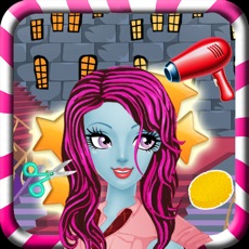 Activities of Monster Girl Makeover Salon. Monster Dress Up and Makeover Games