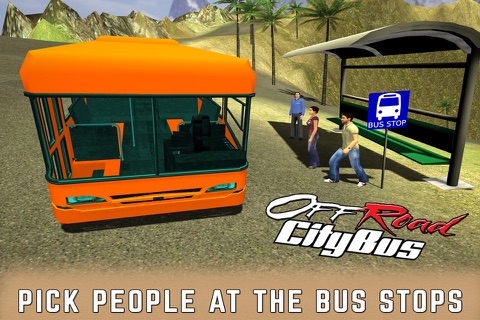 City Off Road Bus Simulator 3D screenshot 2