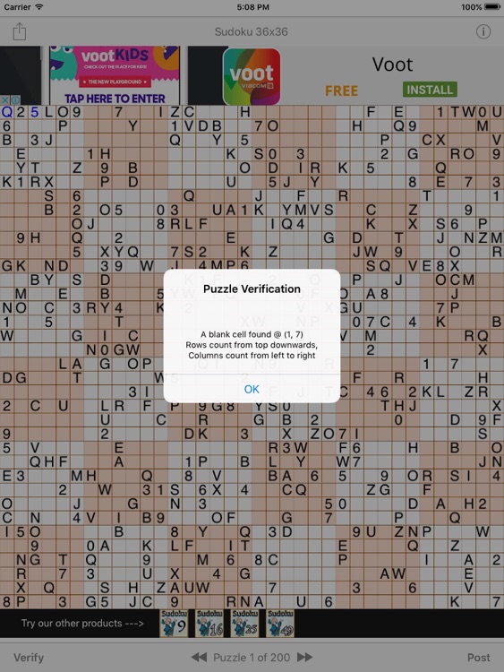 Sudoku 36x36 (for iPad)