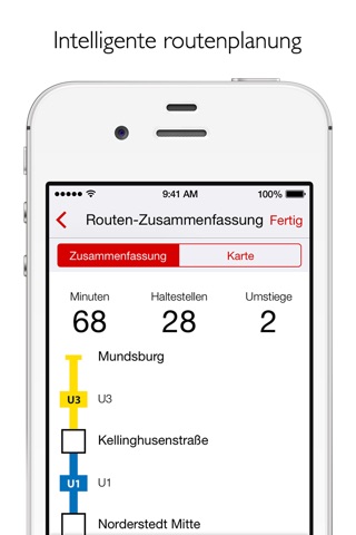 Hamburg Metro - Map & Route screenshot 3