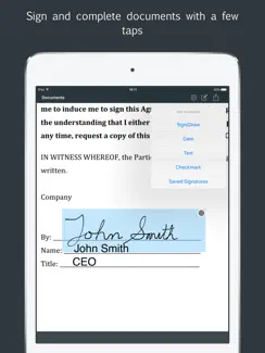 Sign by JotNot - fill and sign PDF form or sign PDF document iPad image 3