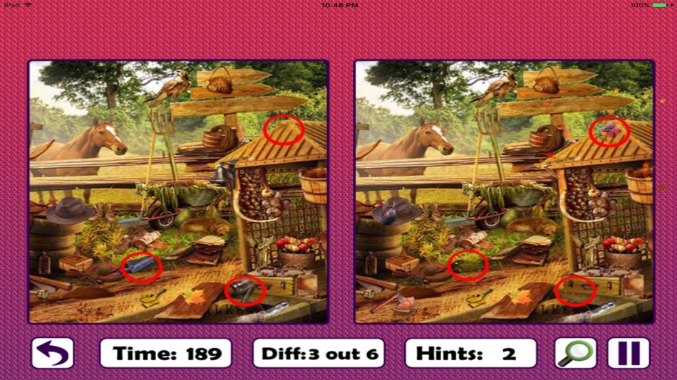 #2. Free Hidden Objects: Spot The Difference (iOS) By: Hiren Patel