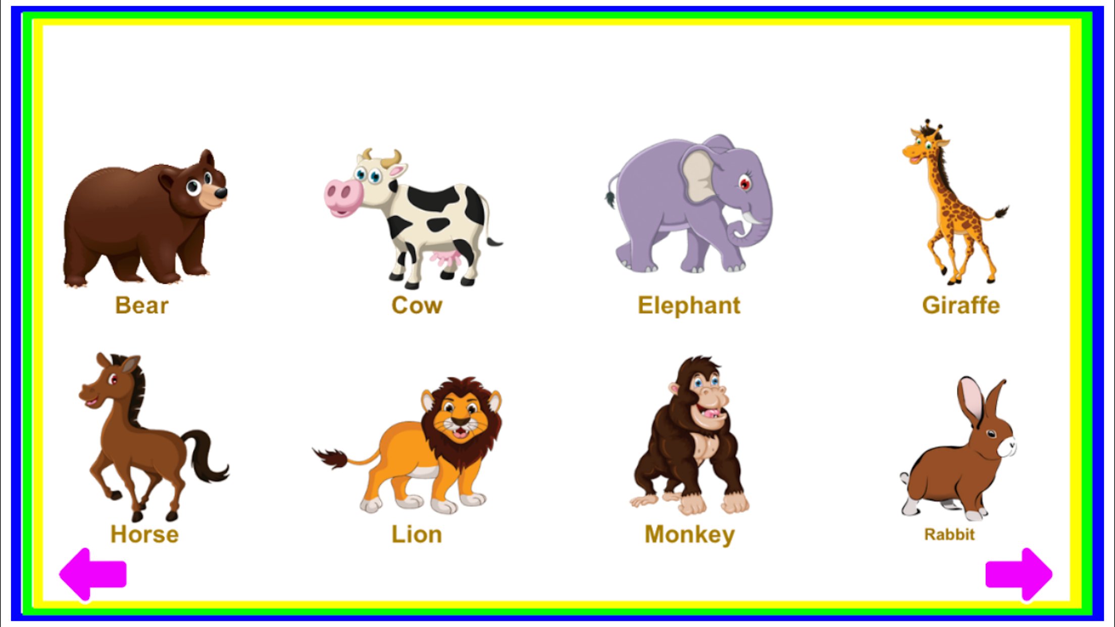Animals Learn, Identify & Puzzle game for Toddler & Preschool kids screenshot 2