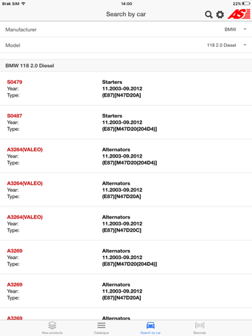 Screenshot #5 pour AS-PL Catalogue
