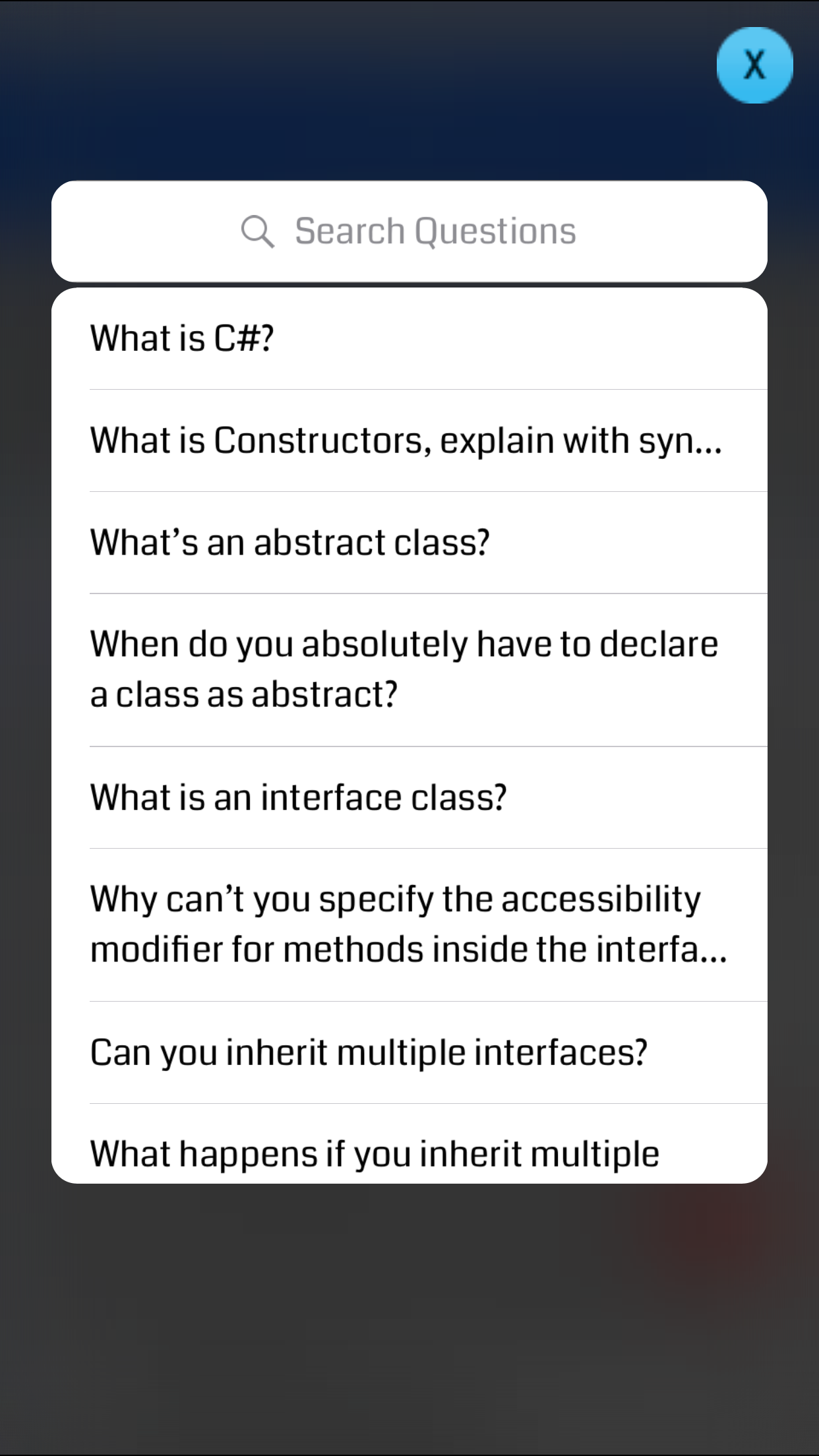 C# Interview Questions
