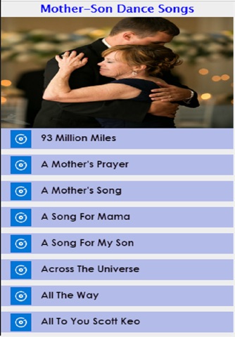 Mother-Son Dance Songs screenshot 2