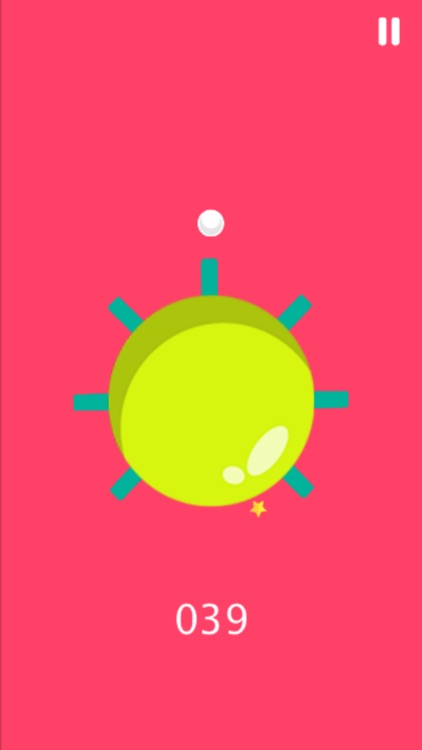 Bounce the ball and avoid touching the spikes - Collect floating power ups to change the game's colors