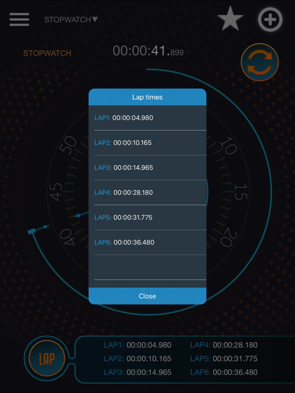 Screenshot #6 pour Smart Stopwatch and Timer