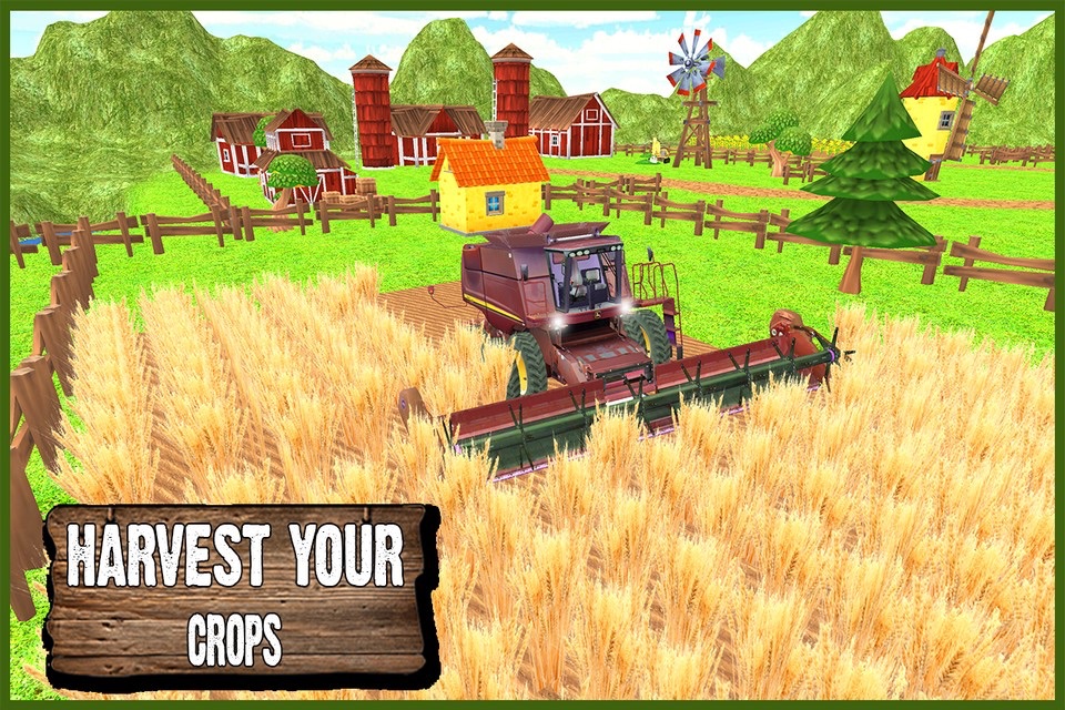 Harvesting 3D Farm Simulator screenshot 4