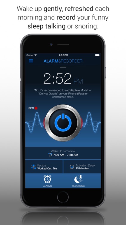 Clever Alarm Clock & Recorder