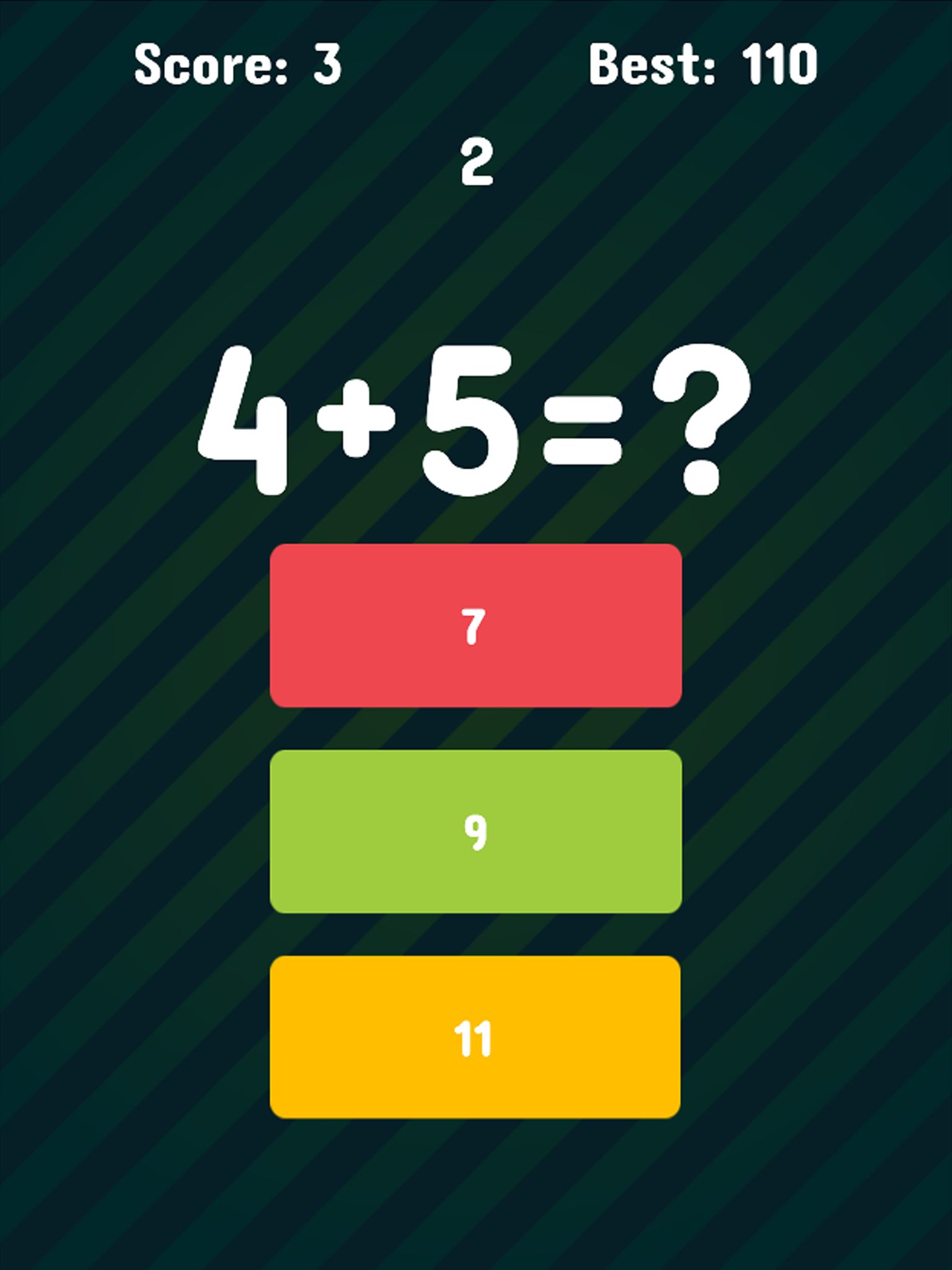 The Four - Brain Game, Quick Math for Kids Games screenshot 6
