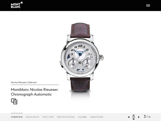 Screenshot #5 pour Montblanc Timepieces App
