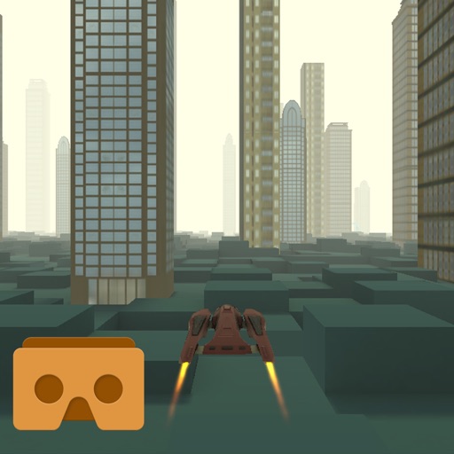 VR Abandoned City Escape Cardboard Icon