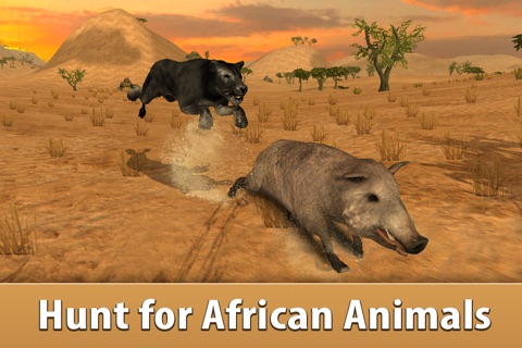 Black Wild Panther Simulator 3D Full - Be a wild cat in animal simulator! screenshot 3