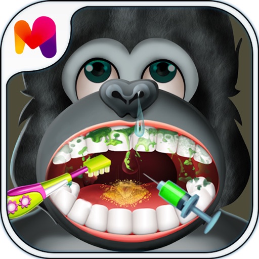 Crazy Gorilla Teeth Doctor - Doctor Game for Family iOS App