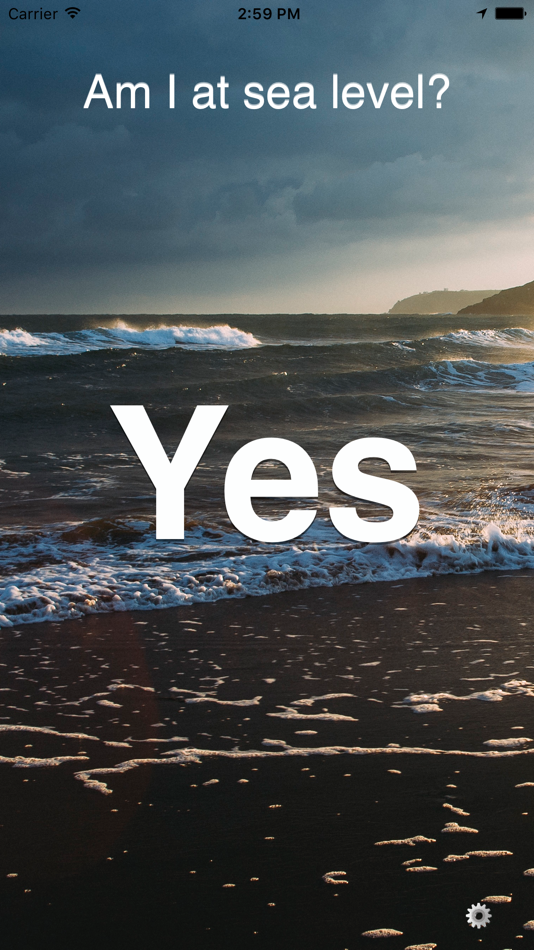 #1. Am I At Sea Level? (iOS) 由: R. Don Wilson