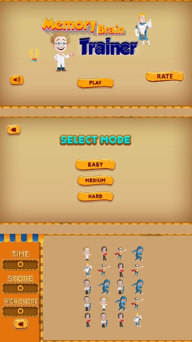 Screenshot #2 pour Memory Brain Trainer :  Memory games, Memory boost