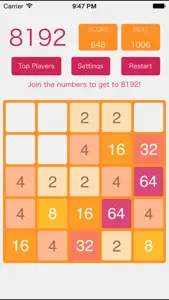 2048 original - The Best Number Puzzle Game screenshot #1 for iPhone