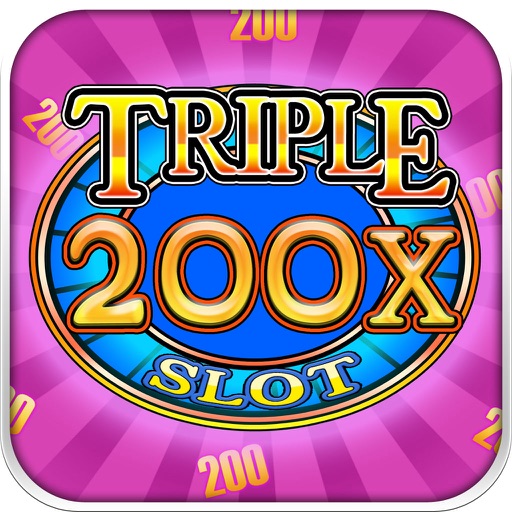 Triple 200x Slot Machines iOS App