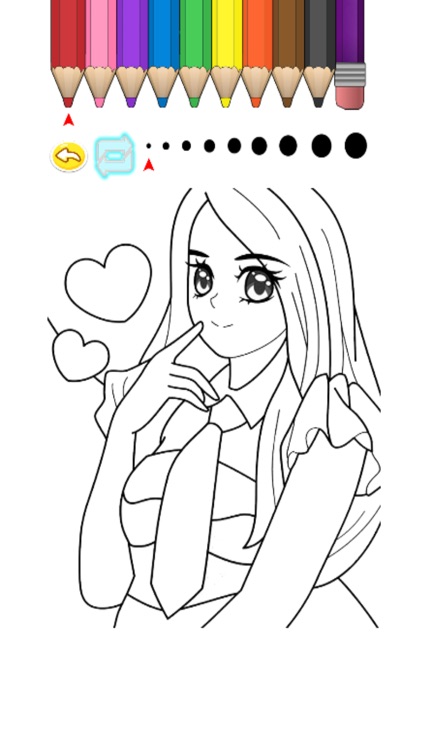 Kids Coloring Book - Princess Aomori screenshot-4