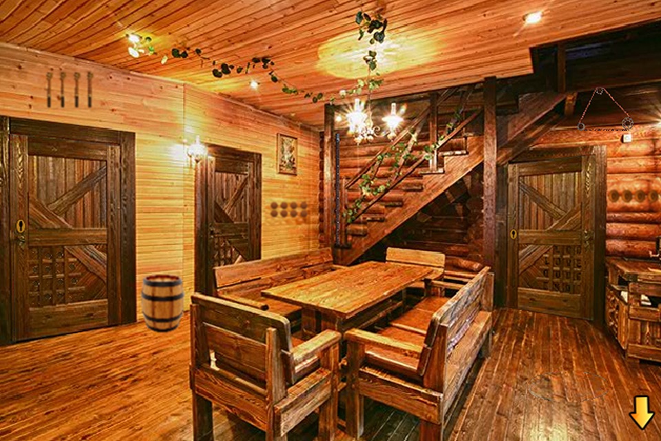 Escape Game Stylish Wooden House screenshot 4