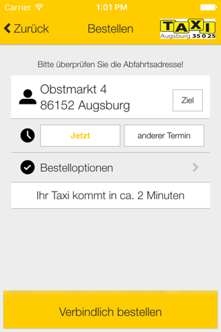 Taxi Augsburg 35025 screenshot 4