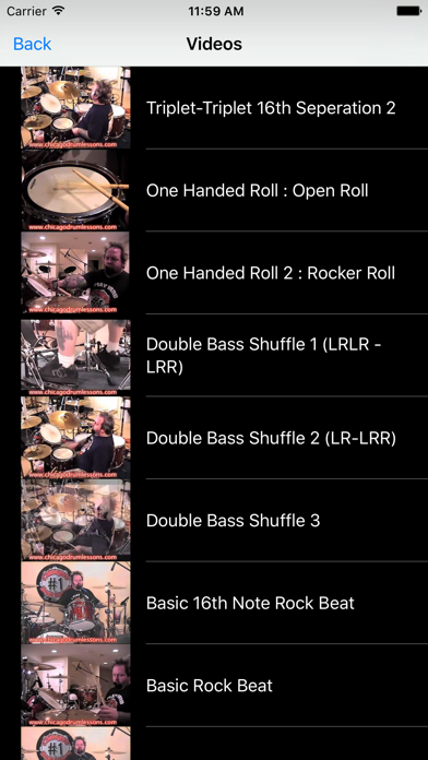 Screenshot #2 pour Chicago Drum Lessons