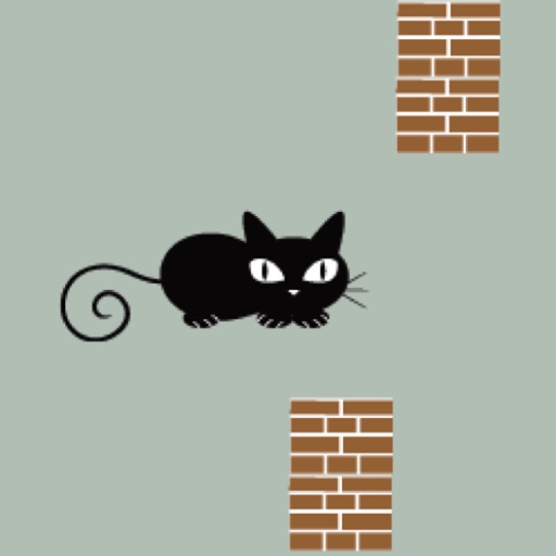 Flappy Cat - avoid pillars and dogs Icon