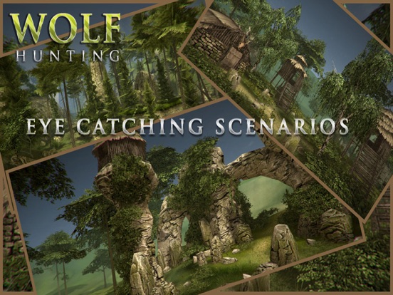 Action Adventure Wolf Hunter Game 2016 - Real Animal Hunt Shooting missions for free iPad screenshot