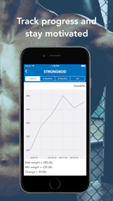 StrongBod - Free personal trainer and gym workout planner app for personalized fitness routines screenshot