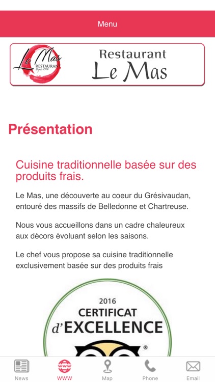 Restaurant Hôtel Le Mas