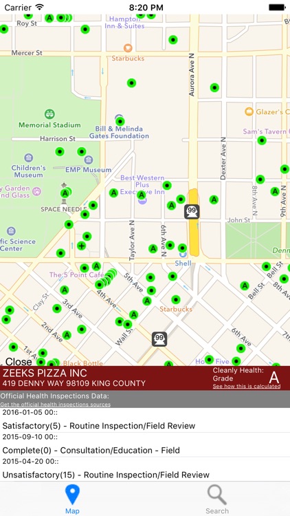 Cleanly Seattle/King County-Restaurant Inspections