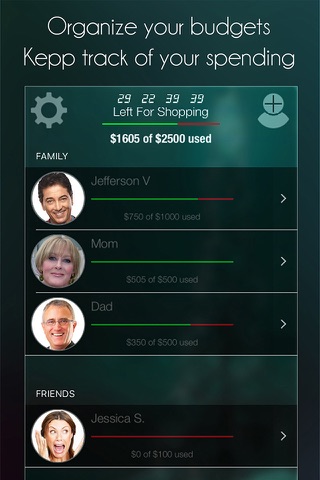 Gift Budget: Budget app for the holidays and to save money screenshot 2