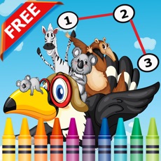 Activities of Animals Dot to Dot Coloring Book for Kids grade 1-6: coloring pages learning games