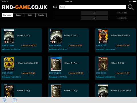 find-Games iPad screenshot