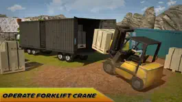 Game screenshot Extreme Cargo Transport Truck Driver & Forklift Crane Operator Game mod apk