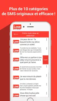 love sms - idée de message romantique d'amour secret iphone screenshot 3