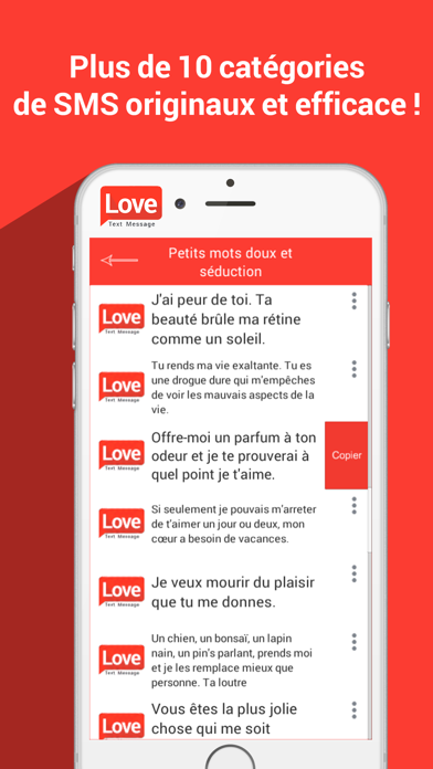 Love SMS - Idée de message romantique d'amour secretのおすすめ画像3
