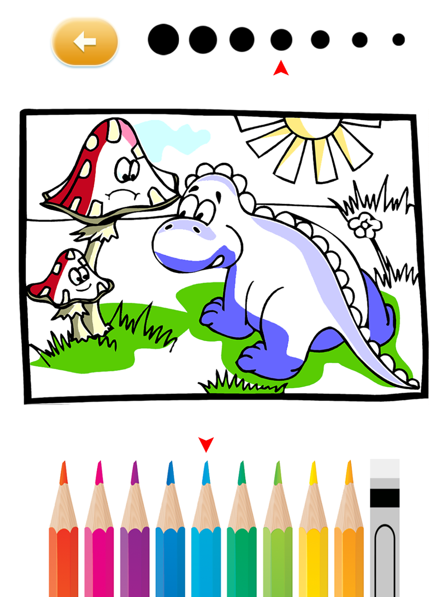 Dino Coloring Worksheets Activities for Preschoolers and Kindergarten screenshot 6