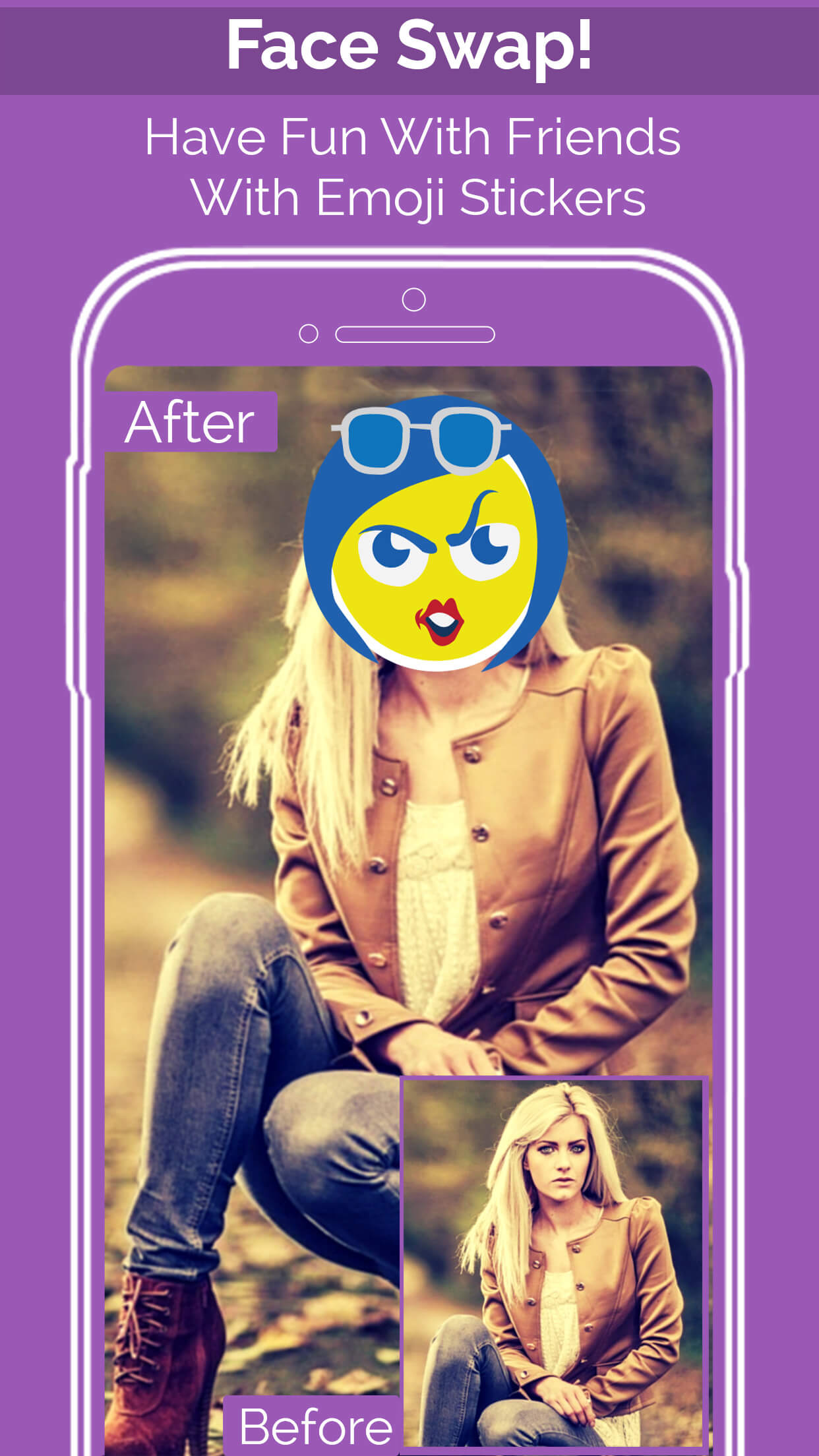 Face Swap - Replace Faces With Friend And Emoji