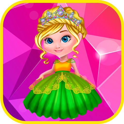 Cute Baby Dress Up Girls Game Icon