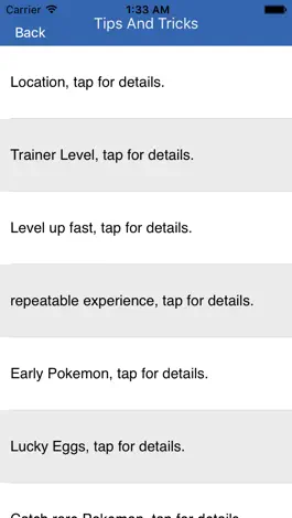 Game screenshot Trainer Guide For Pokemon Go - Level Your Trainer Fast hack