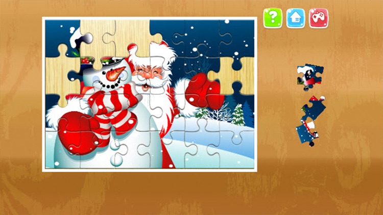 Jigsaw Puzzles Santa Claus - Games for Toddlers and kids