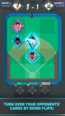 Game screenshot Flip Baseball: official MLBPA card game apk