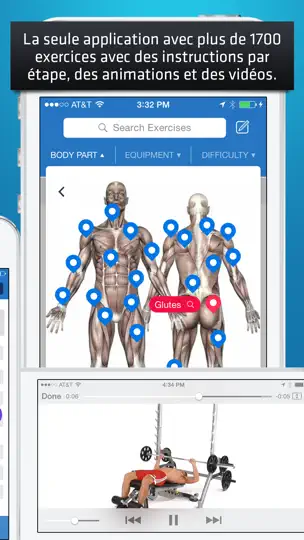 Capture d'écran de Fitness Amis+ sur iPhone 2