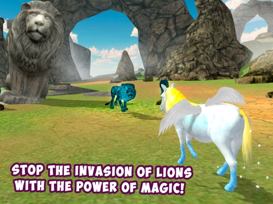 Flying Pony Simulator 3D iPad screenshot 2 - Games app